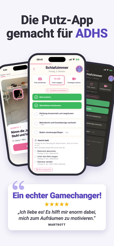 Screenshot 1 von ADHD Cleaning Planner