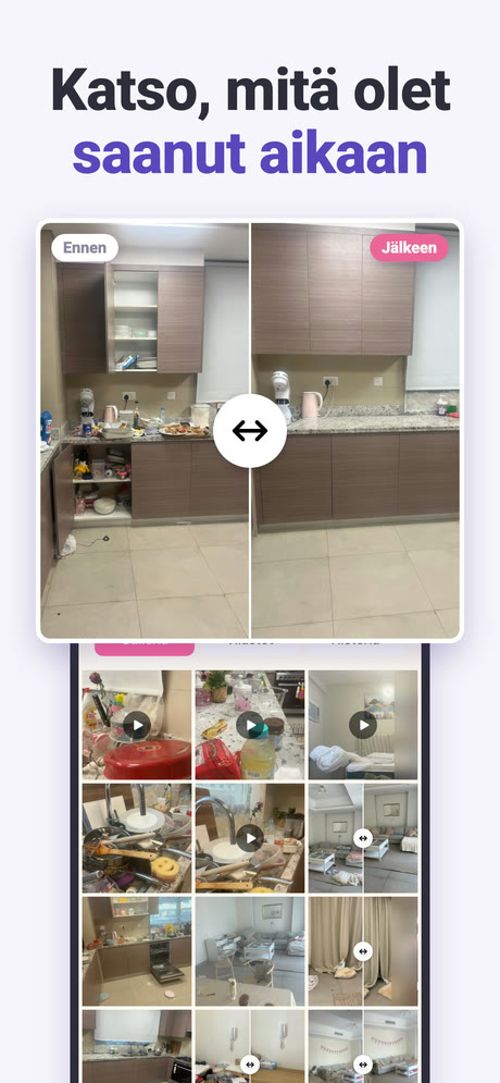 Kuvakaappaus 5 sovelluksesta ADHD Cleaning Planner
