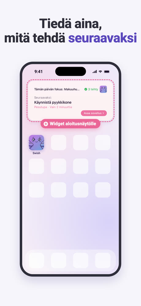 Kuvakaappaus 9 sovelluksesta ADHD Cleaning Planner