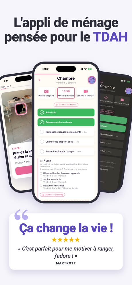 Capture d'écran 1 de ADHD Cleaning Planner