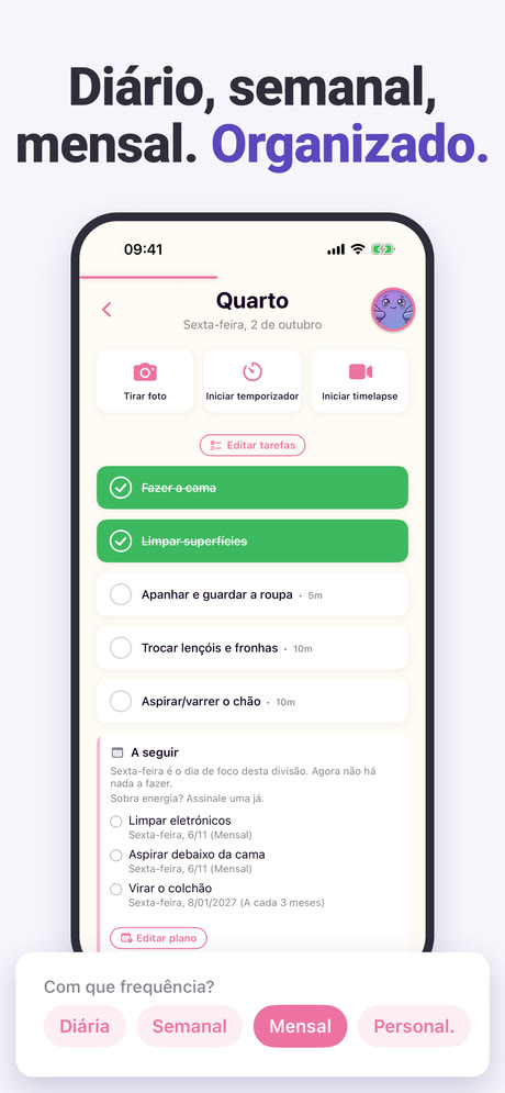 Captura de ecrã 3 da ADHD Cleaning Planner
