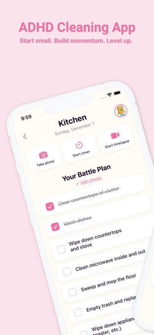 ADHD Cleaning Planner screenshot 1